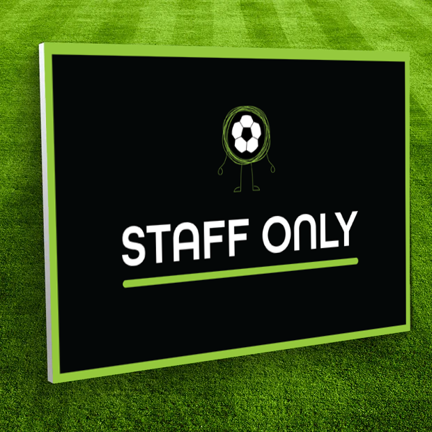 17"x11" STAFF ONLY FOAMCORE BOARD